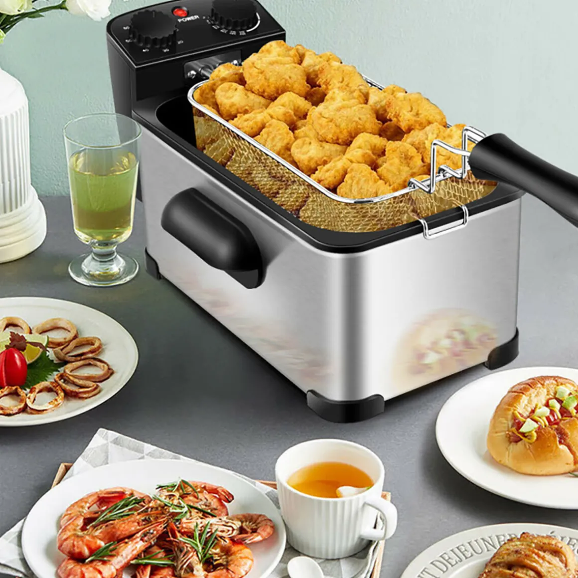 Electric Stainless Steel Deep Fryer