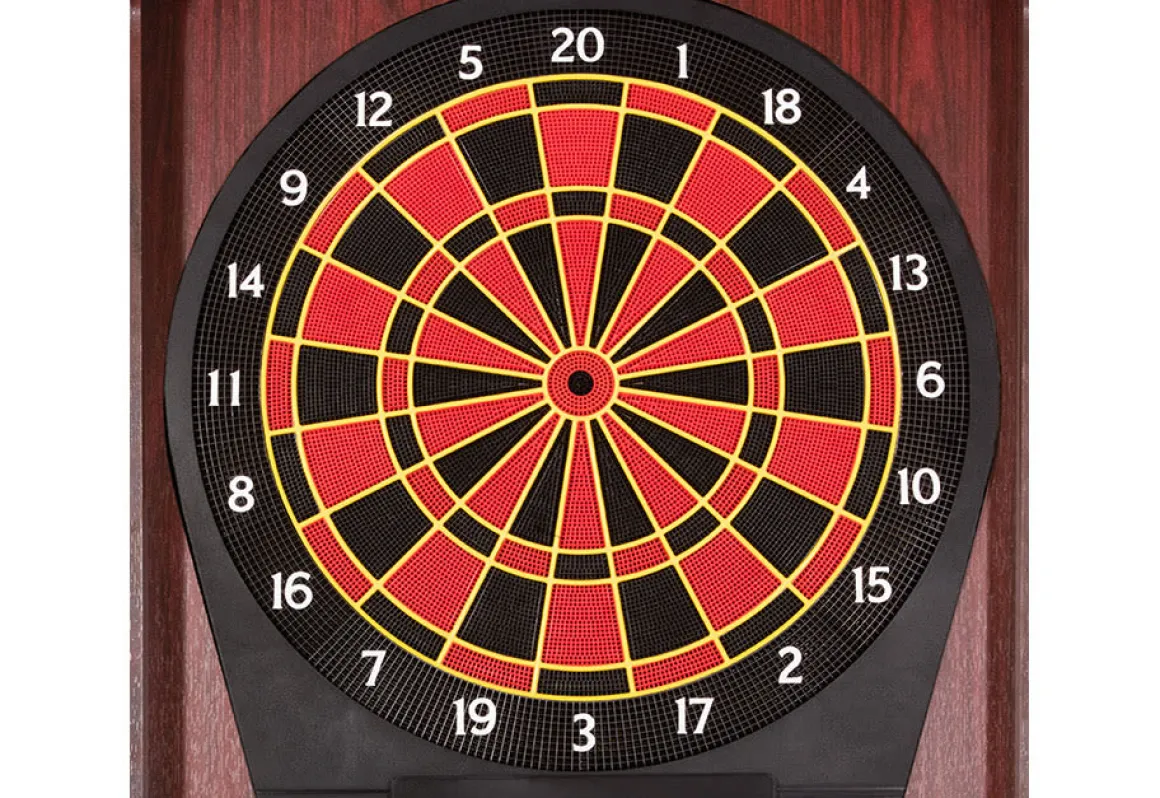 Electronic Arcade Dartboard Cabinet with Cricket Pro