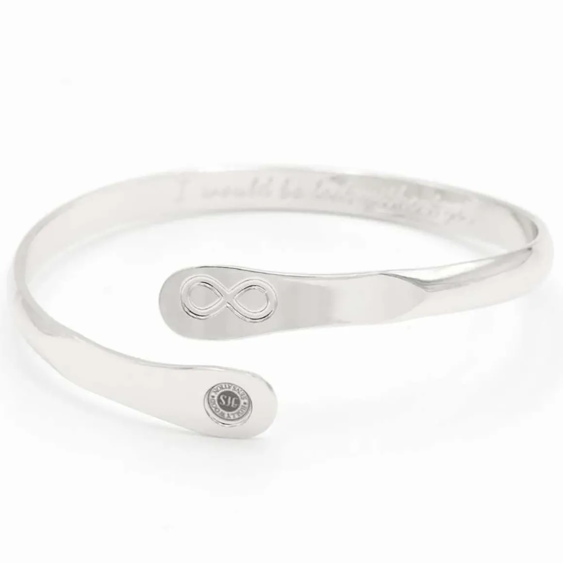 Engraved Friendship Infinity Bracelet