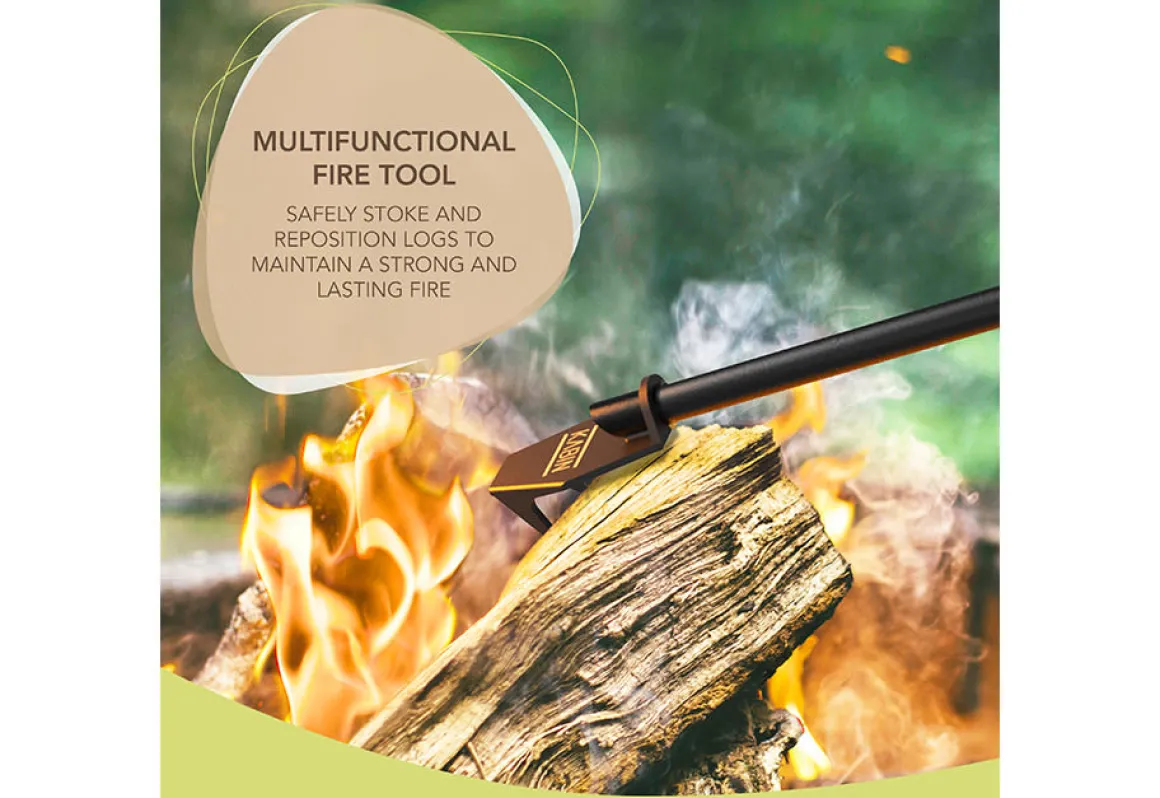 Extendable Fire Poker and Blower