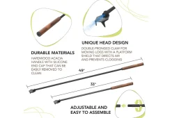 Extendable Fire Poker and Blower