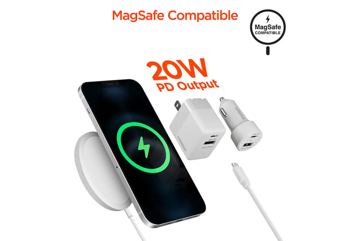 Fast Charge Dual Output Wall and Car Charger Set