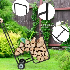 Firewood Log Cart Carrier