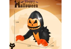 Flying Halloween Inflatable with Suction Cups