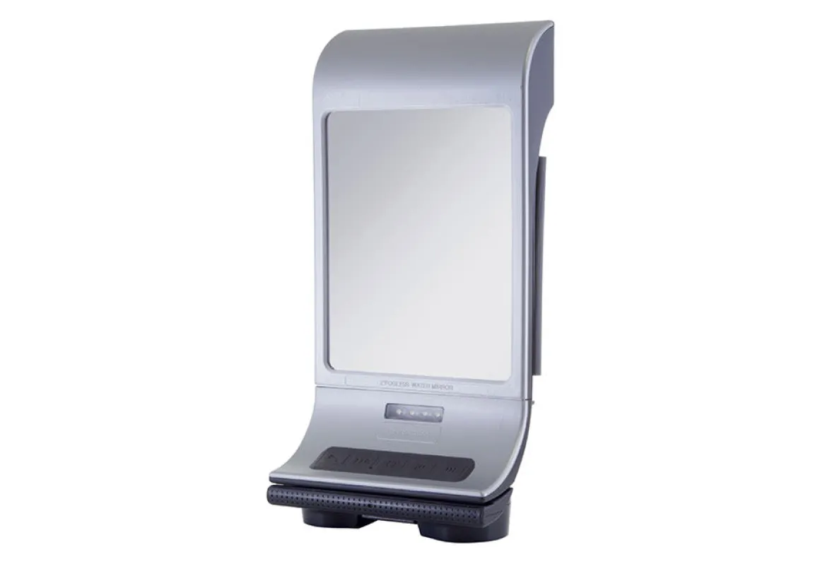 Fog-Free Shower Mirror and Bluetooth Speaker