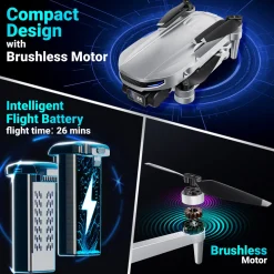Foldable Drone with 2K FHD Camera