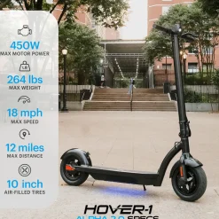 Foldable E-Scooter with 12-Mile Range