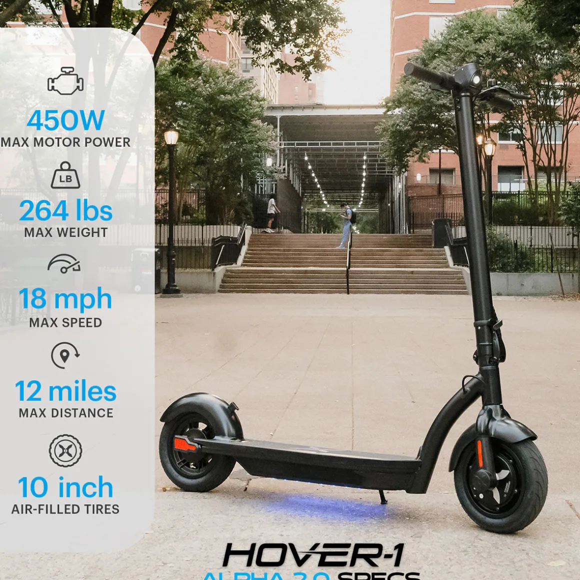 Foldable E-Scooter with 12-Mile Range