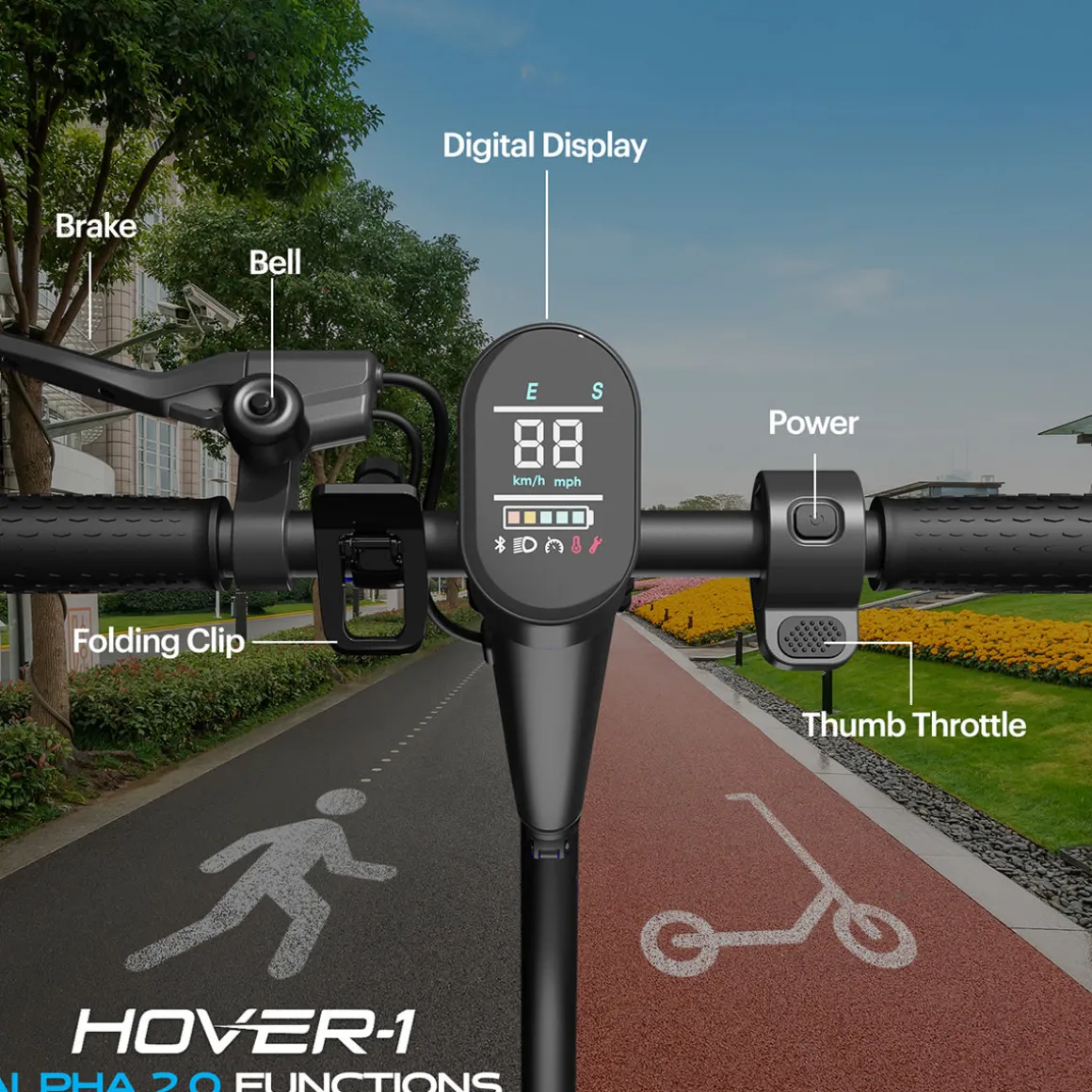 Foldable E-Scooter with 12-Mile Range