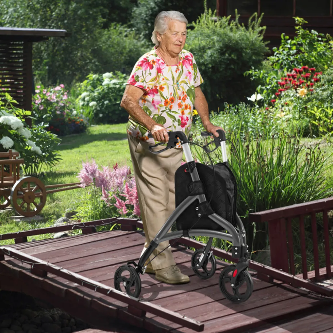 Foldable Rollator Walker
