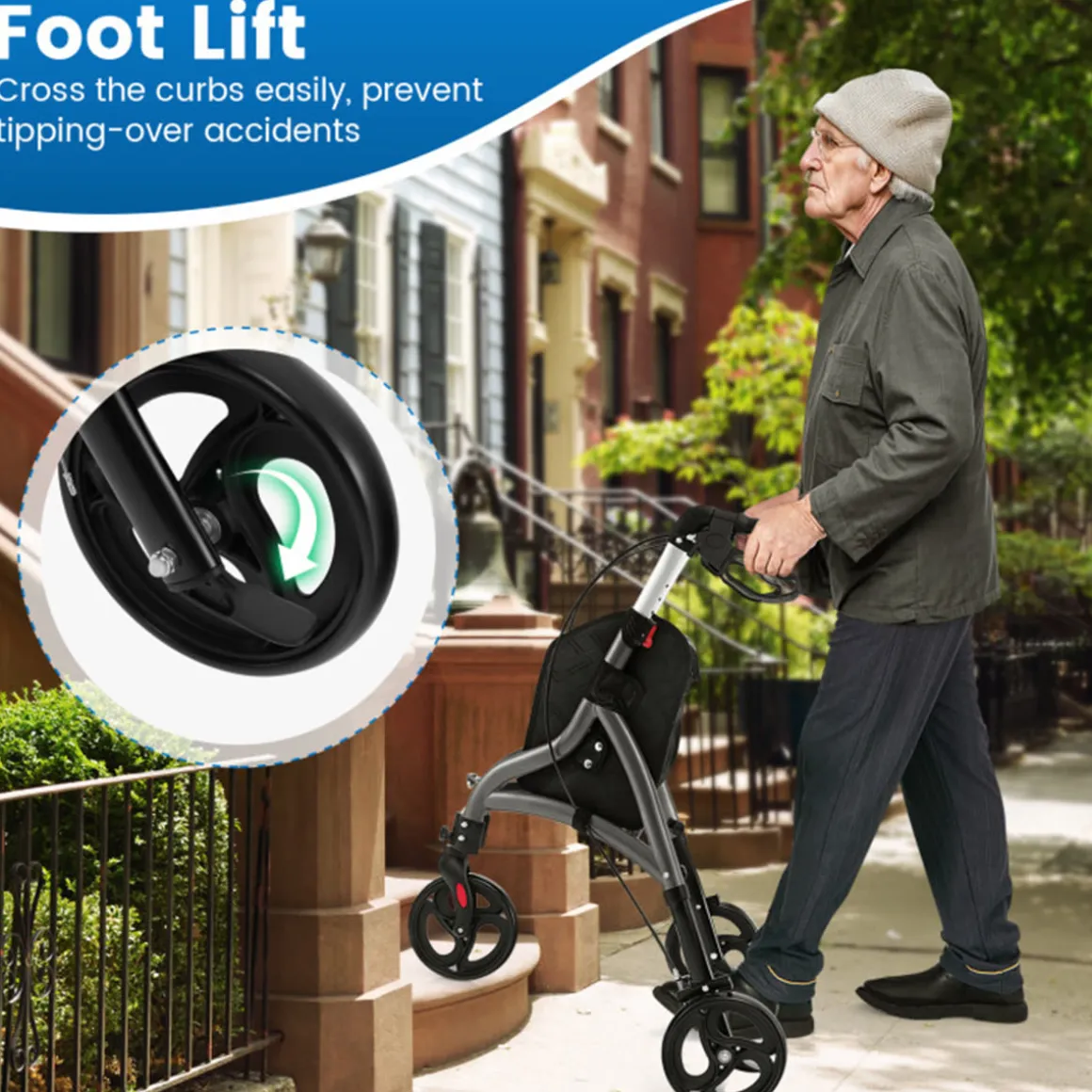 Foldable Rollator Walker
