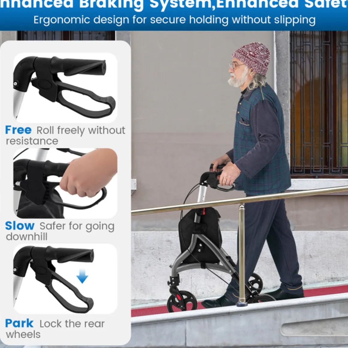 Foldable Rollator Walker