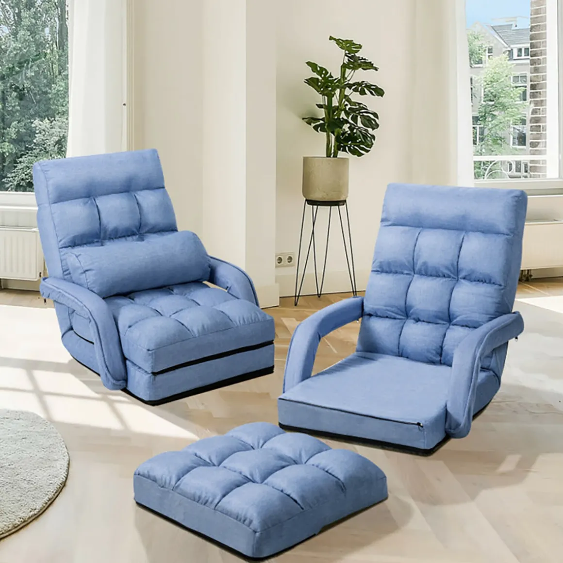 Folding Floor Chair Sofa Bed