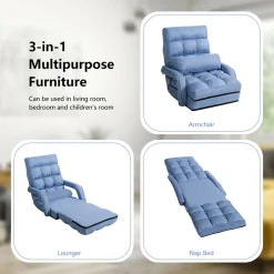 Folding Floor Chair Sofa Bed
