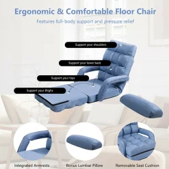 Folding Floor Chair Sofa Bed