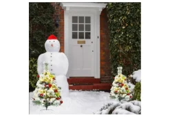 2-Ft. Cordless Pre-Lit Walkway Trees (Set of 2)
