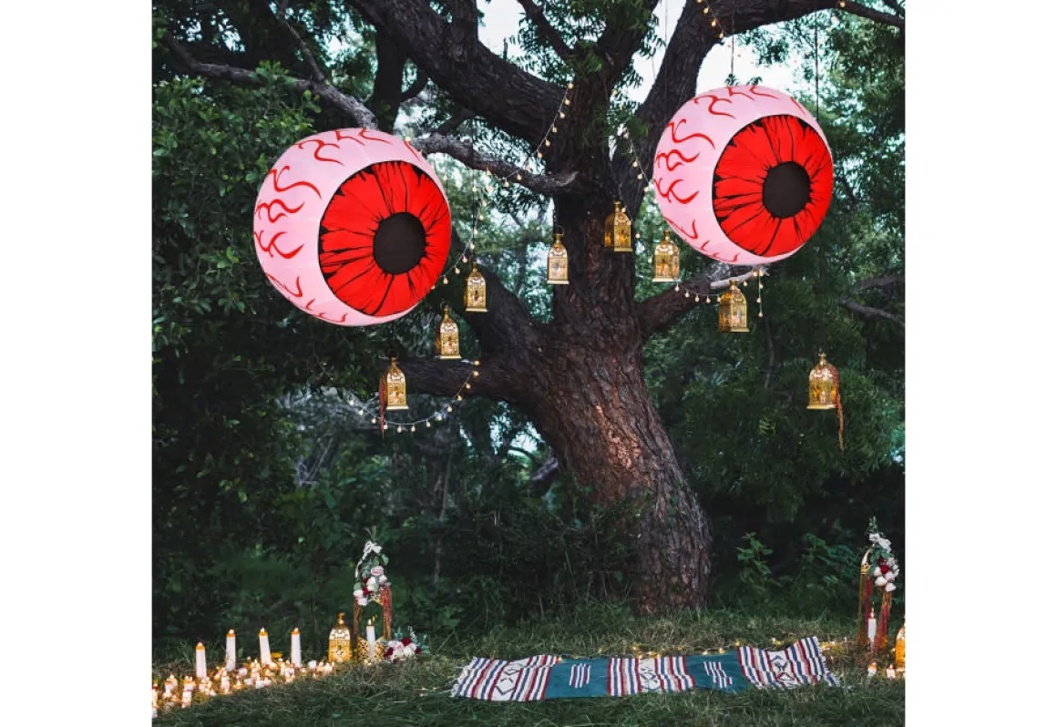 3-Ft. Inflatable Halloween Eyeballs (Set of 2)