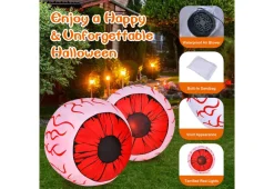 3-Ft. Inflatable Halloween Eyeballs (Set of 2)