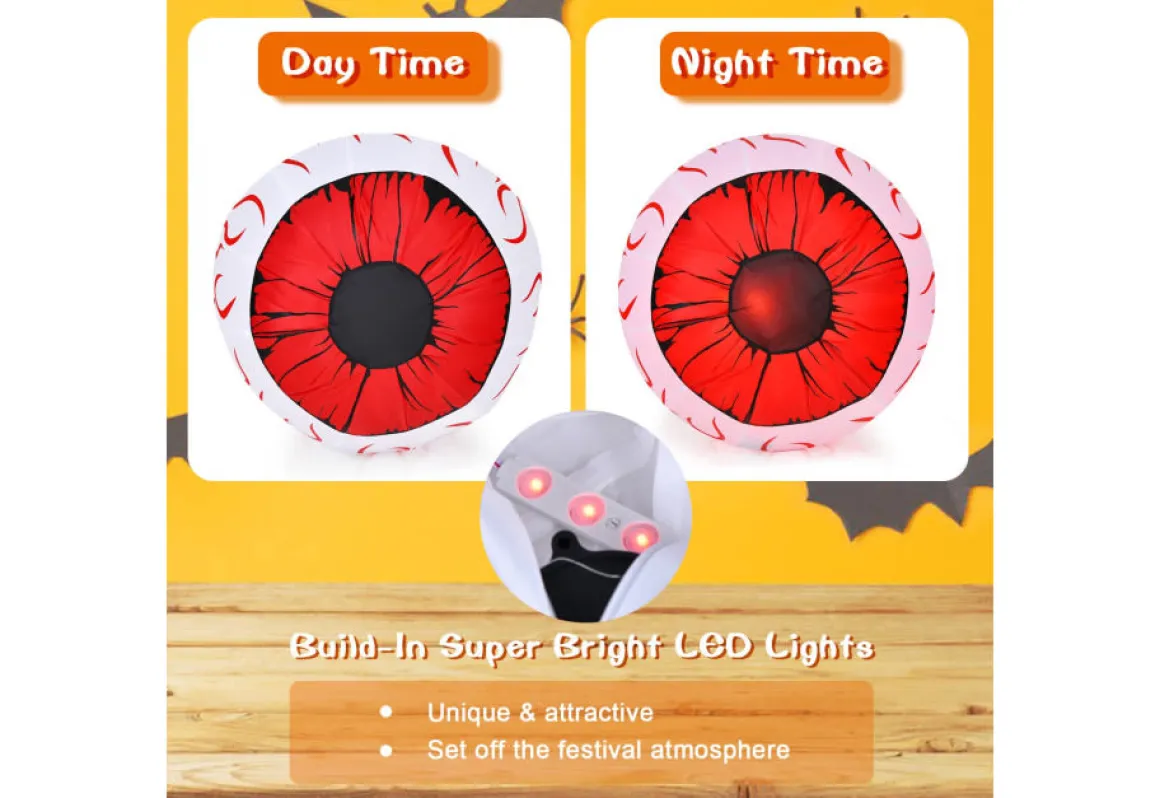 3-Ft. Inflatable Halloween Eyeballs (Set of 2)