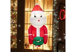3-Ft. Inflatable Santa Claus with Suction Cups