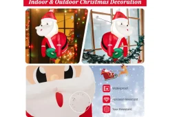 3-Ft. Inflatable Santa Claus with Suction Cups