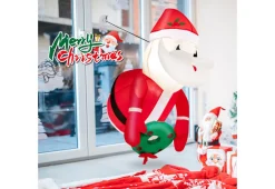 3-Ft. Inflatable Santa Claus with Suction Cups