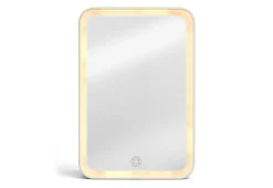 Full-Face LED Travel Mirror