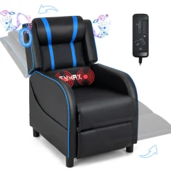 Gaming Massage Recliner Chair with Bluetooth Speakers