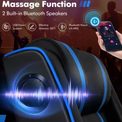 Gaming Massage Recliner Chair with Bluetooth Speakers