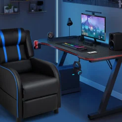 Gaming Massage Recliner Chair with Bluetooth Speakers