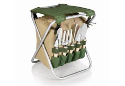 Gardener Chair and Tool Set