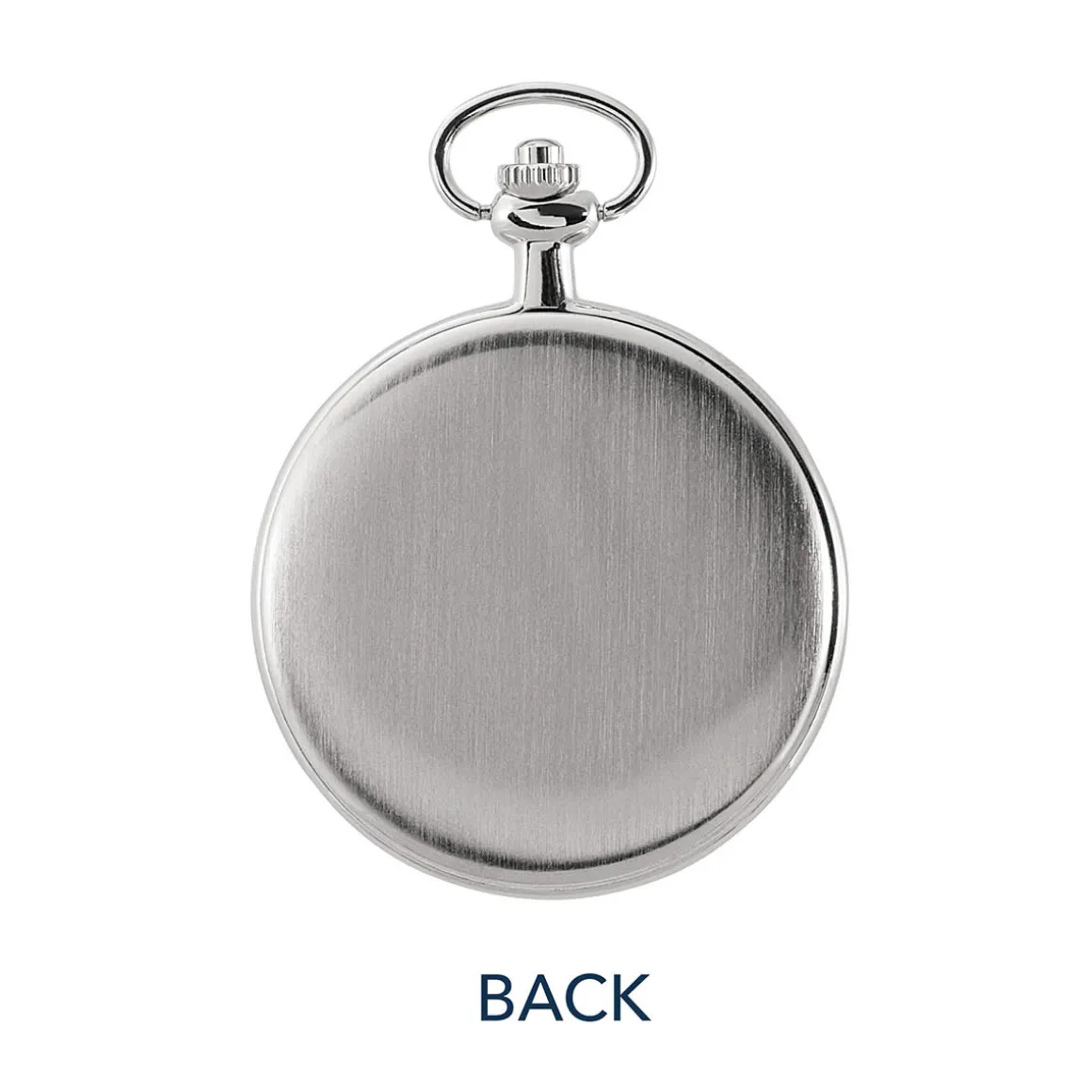 Glass Dome Silver Walking Liberty Half Dollar Pocket Watch