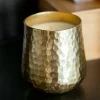 Gold Hammered Soy Candle