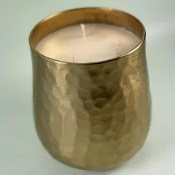 Gold Hammered Soy Candle