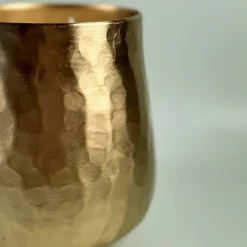 Gold Hammered Soy Candle