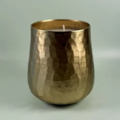 Gold Hammered Soy Candle