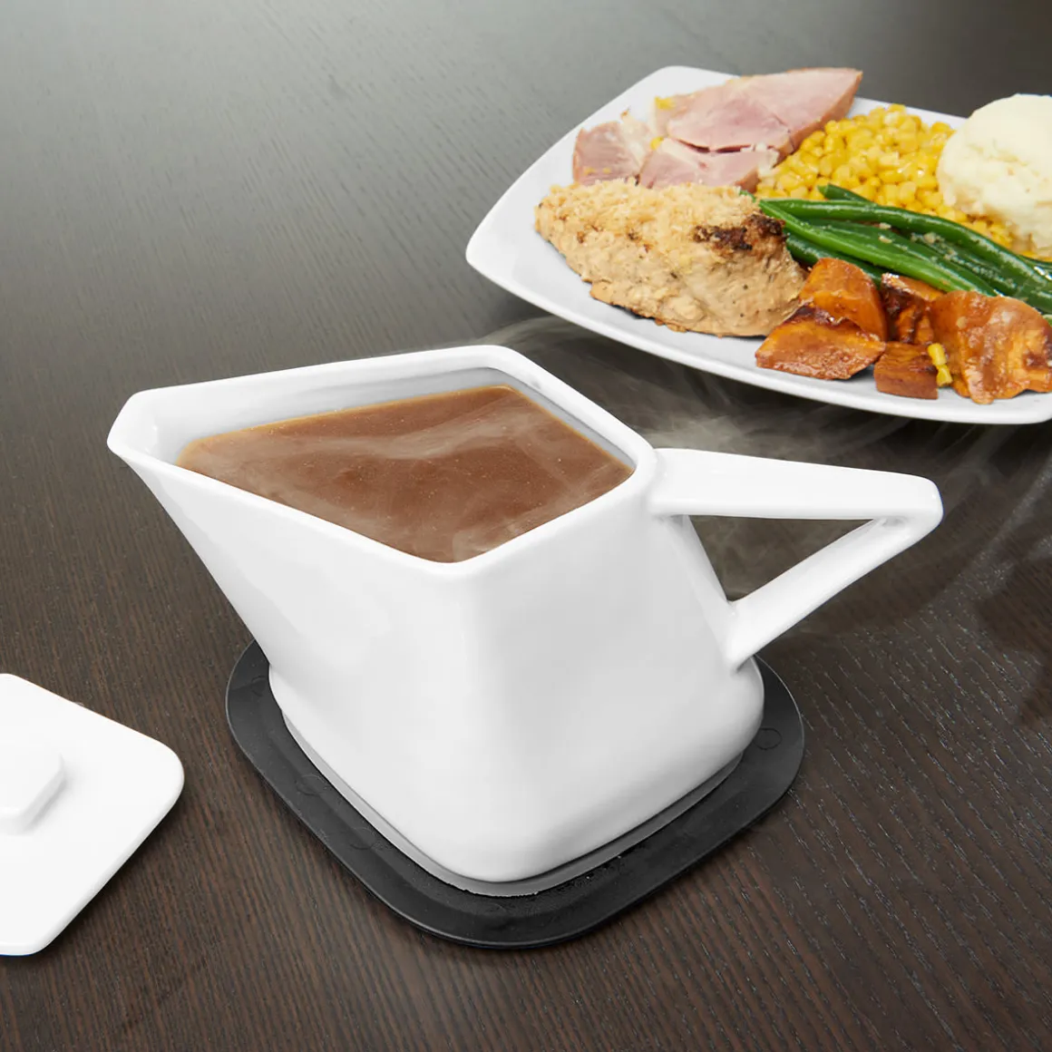 Gravy Boat with Warming Base