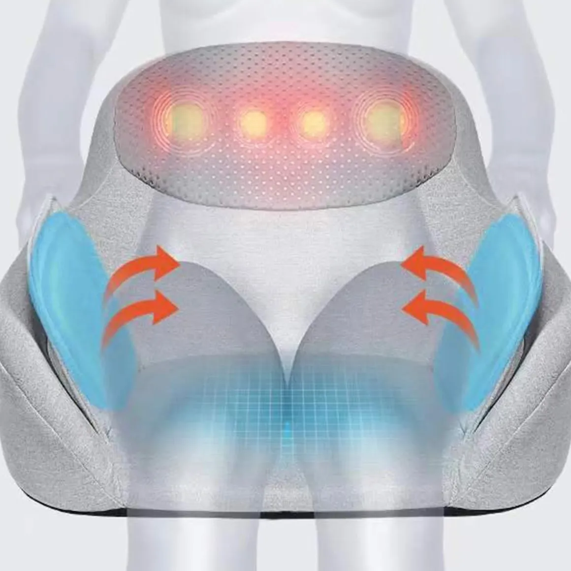 Heated Massaging Seat Cushion