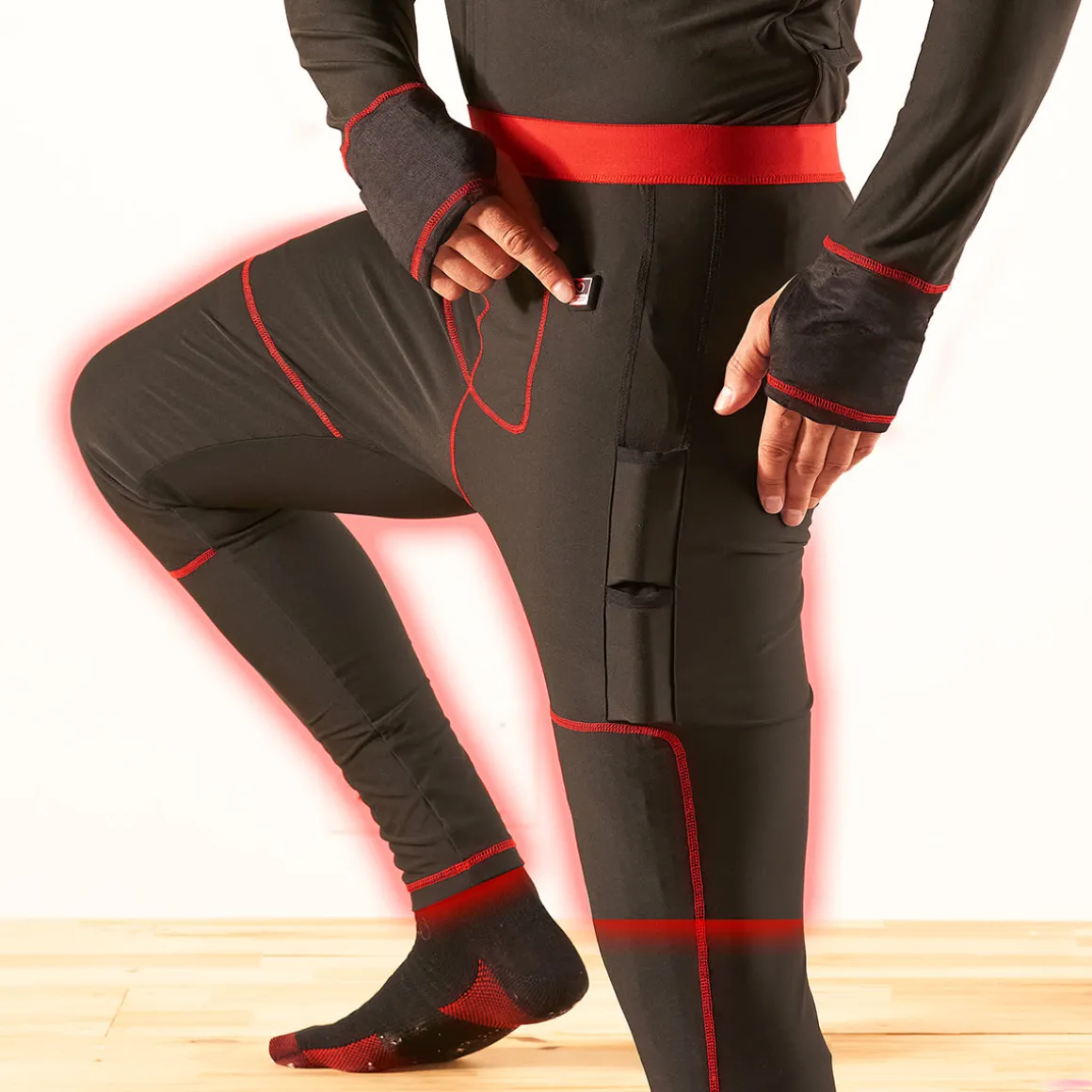 Heated Pants Base Layer by Sharper Image