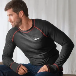 Heated Shirt Base Layer by Sharper Image