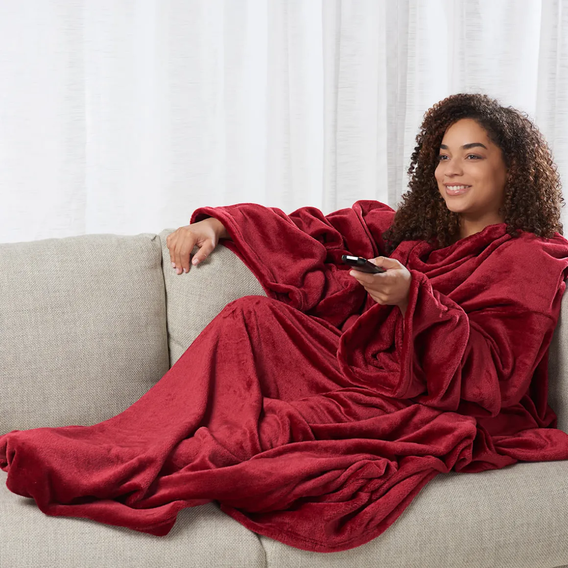 Heated Wearable Blanket by Sharper Image