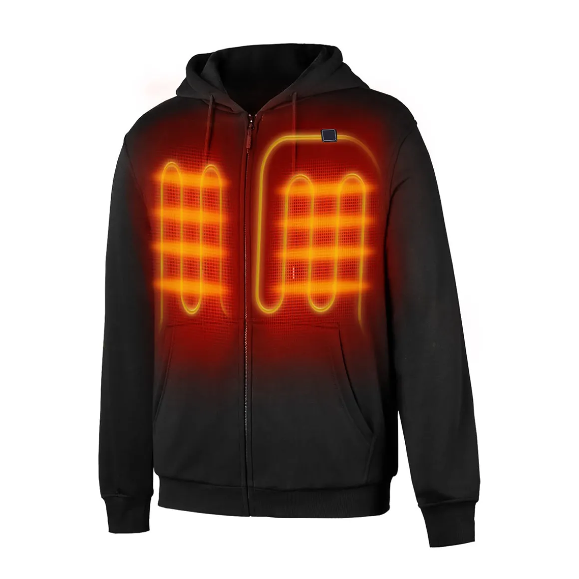 Heated Zip-Up Hoodie