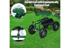 Heavy Duty Rolling Garden Seat