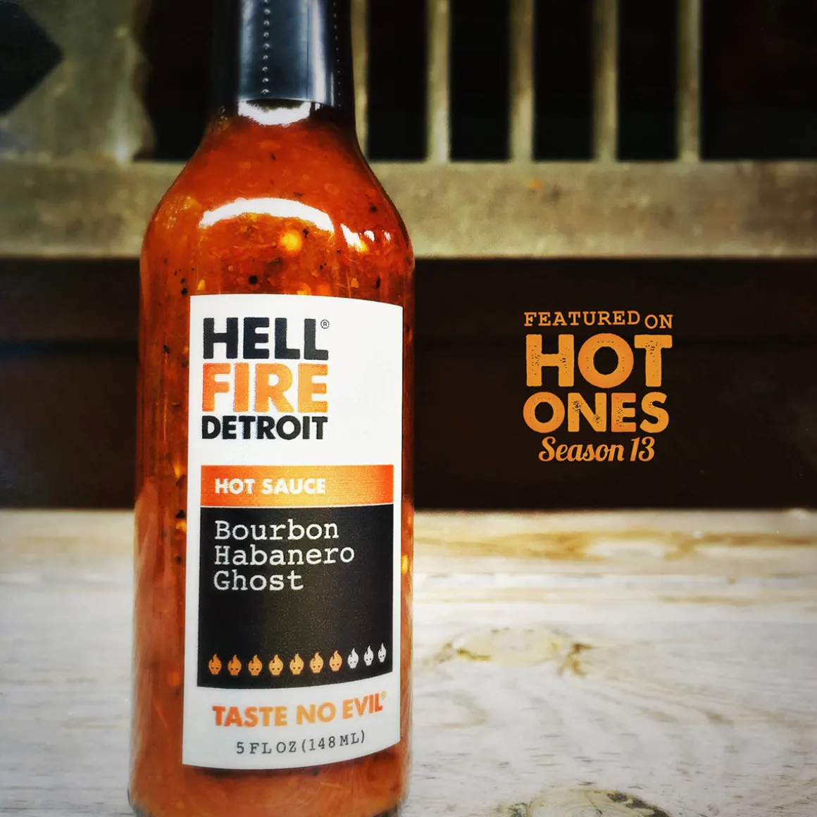 Hell Fire Detroit Inferno Hot Sauce Gift Set