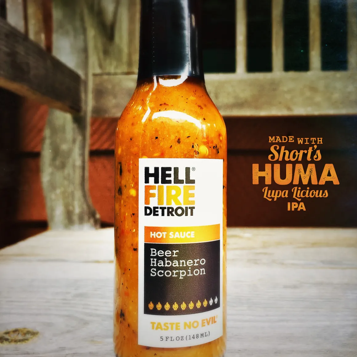 Hell Fire Detroit Inferno Hot Sauce Gift Set