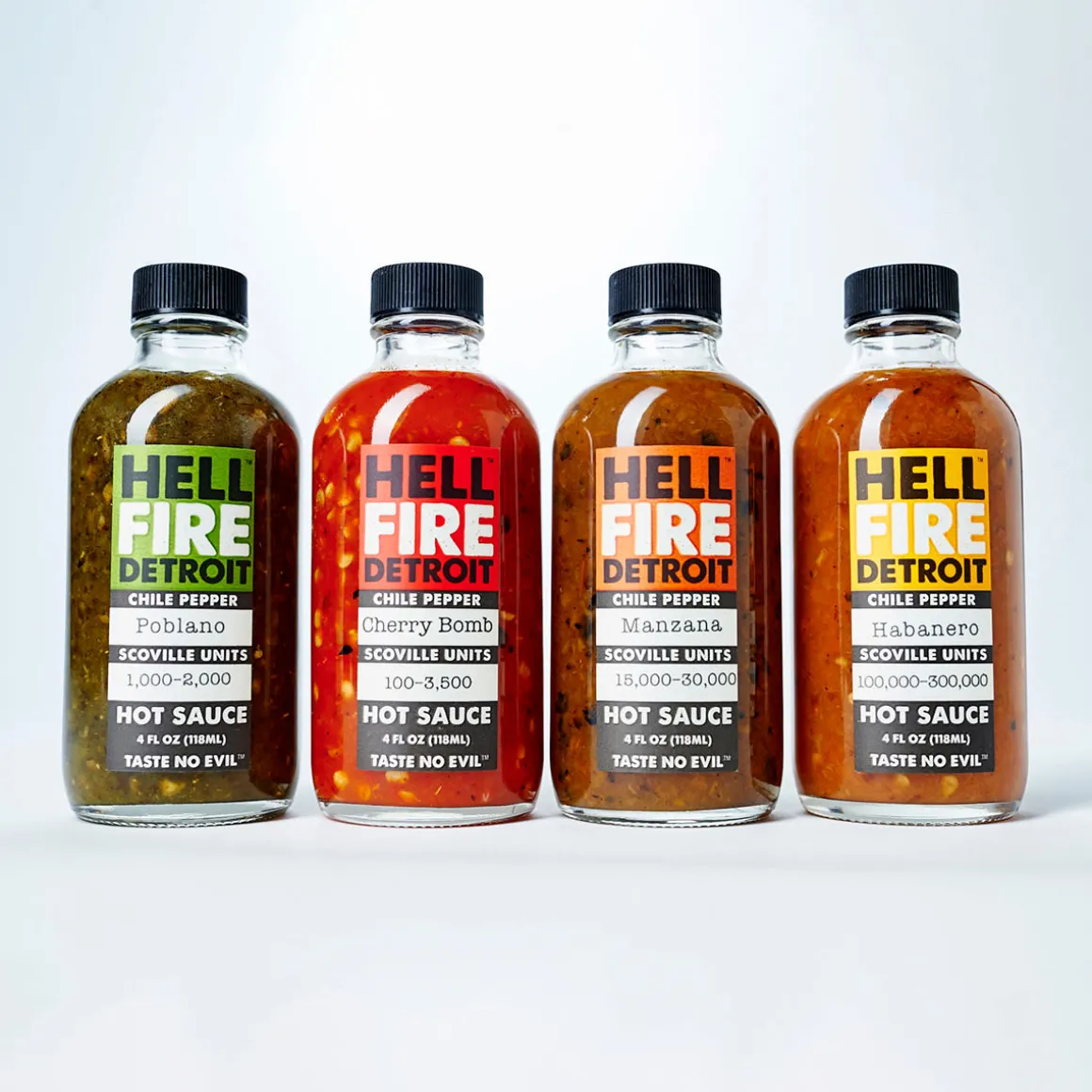 Hell Fire Detroit Original Hot Sauce Gift Set