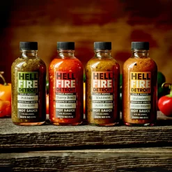 Hell Fire Detroit Original Hot Sauce Gift Set