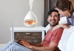 Himalayan Salt Lamp and Diffuser