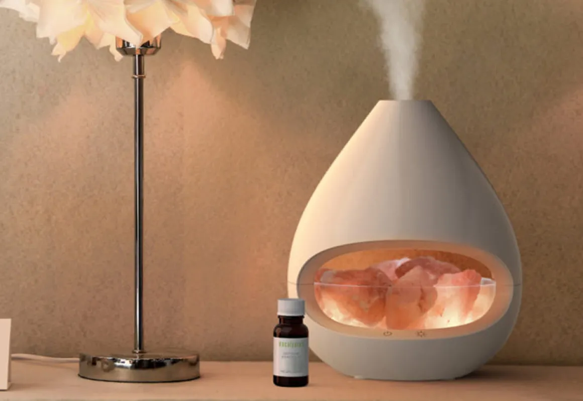 Himalayan Salt Lamp and Diffuser