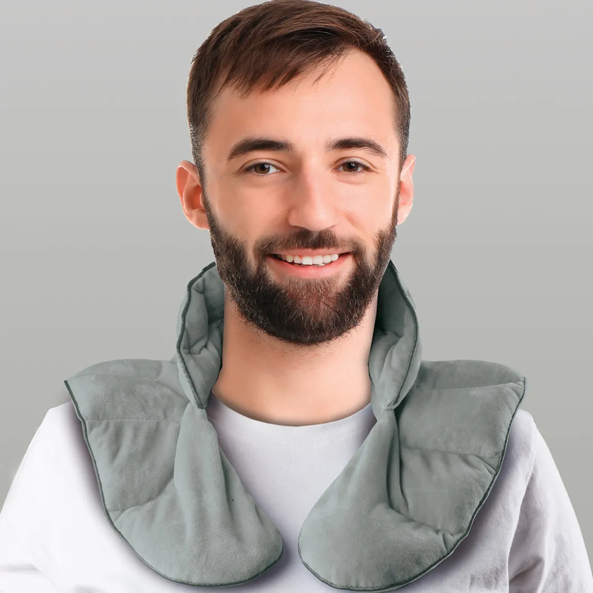 Hot/Cold Weighted Neck and Shoulder Wrap with Aromatherapy